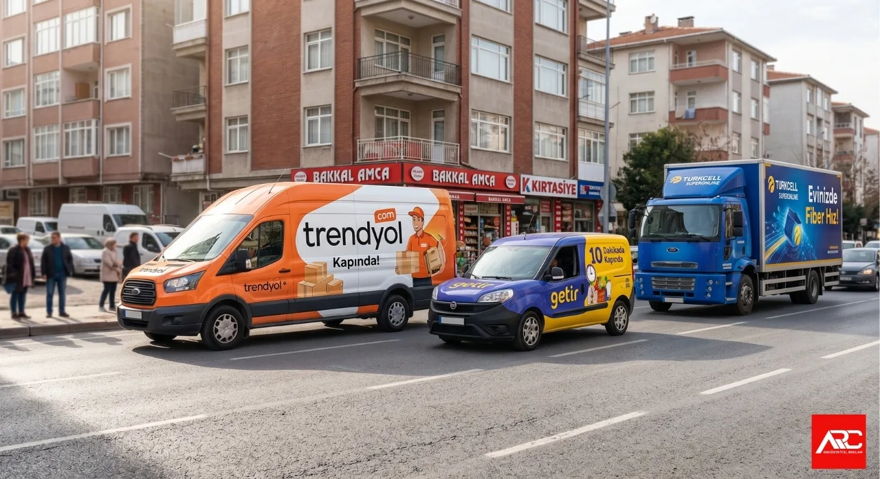 Ticari Arac Reklam Giydirme — DHL Kargo Ticari Araç Giydirme