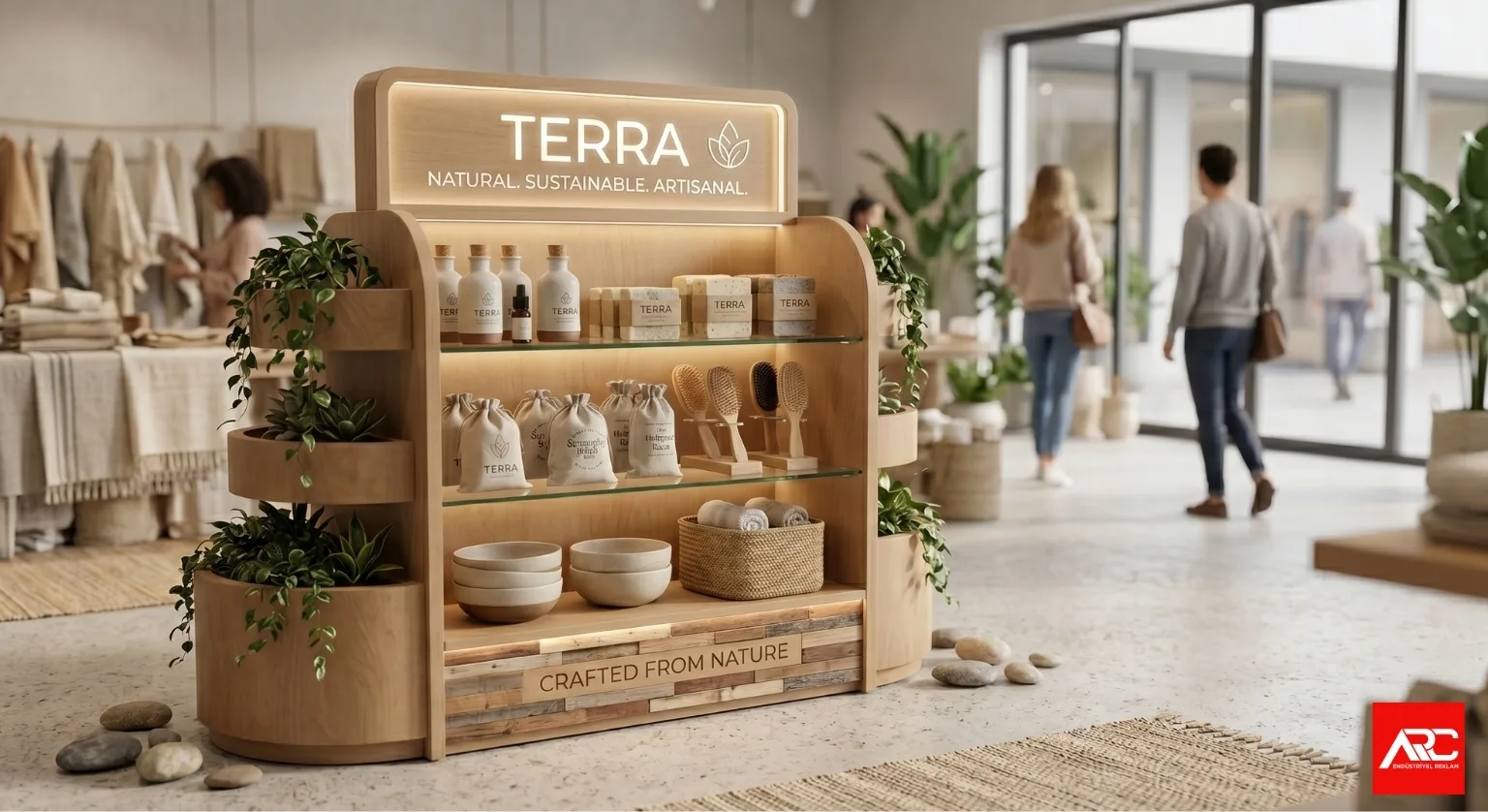 Terra Naturel Urun Standi — Terra Naturel Ürün Teşhir Standı