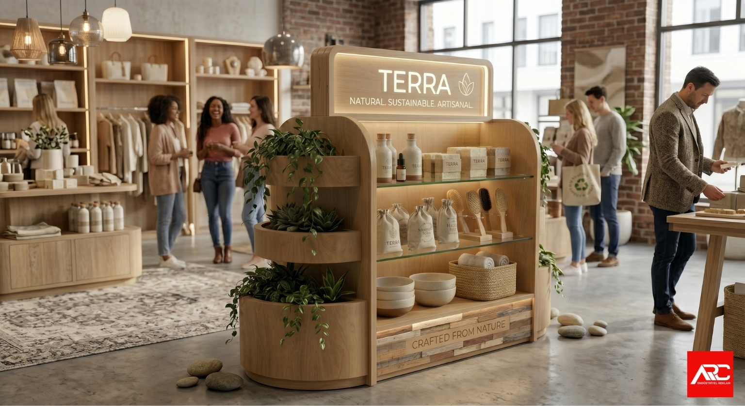 Terra Naturel - Ürün Teşhir Standı
